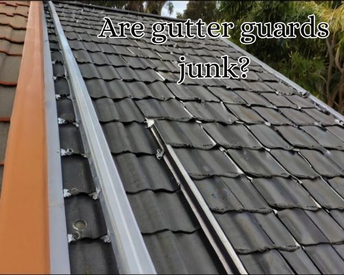 good gutter guards installed on a roof