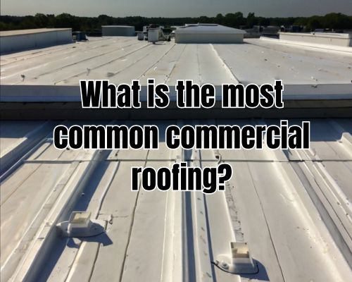 Flat roof in excellent condition.