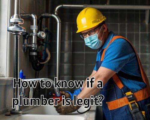 a legit plumber working thoroughly