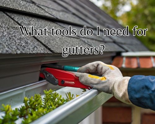 a tool used for guttering