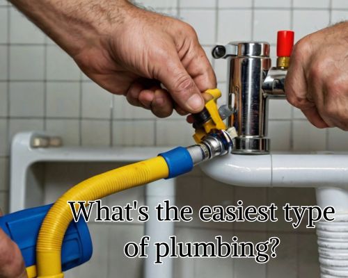an easy plumbing work