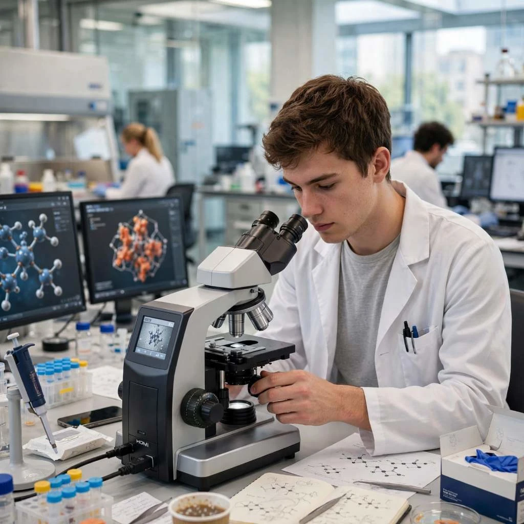 Innovative Biotechnology Research Concept