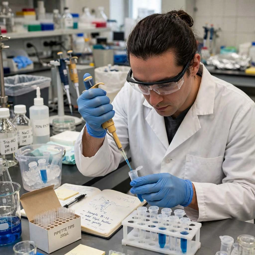 Laboratory Peptide Sample Analysis
